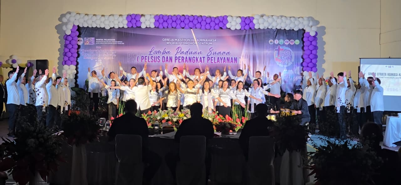 Juara Satu Paduan Suara EFRATA, Pada Lomba Paduan Suara Wilayah Tomohon Sentrum 2026